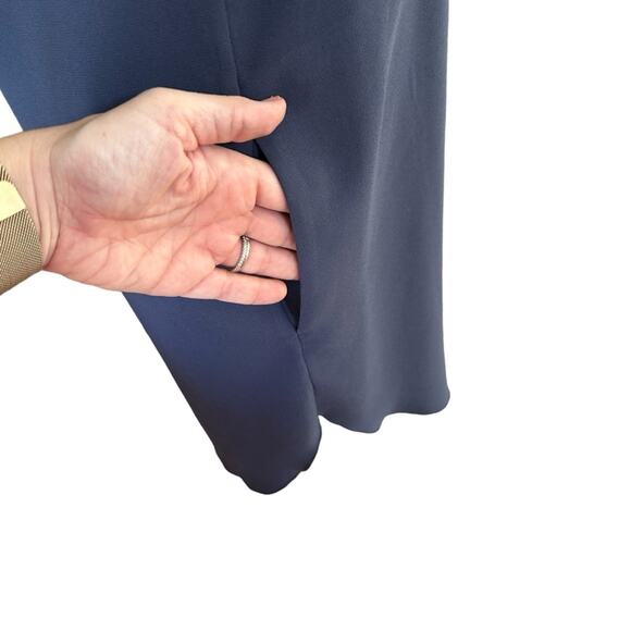 2/$25 Wilfred Aritiza Sebatier Dress Blue Pockets Minimalist Casual XS - Picture 7 of 12